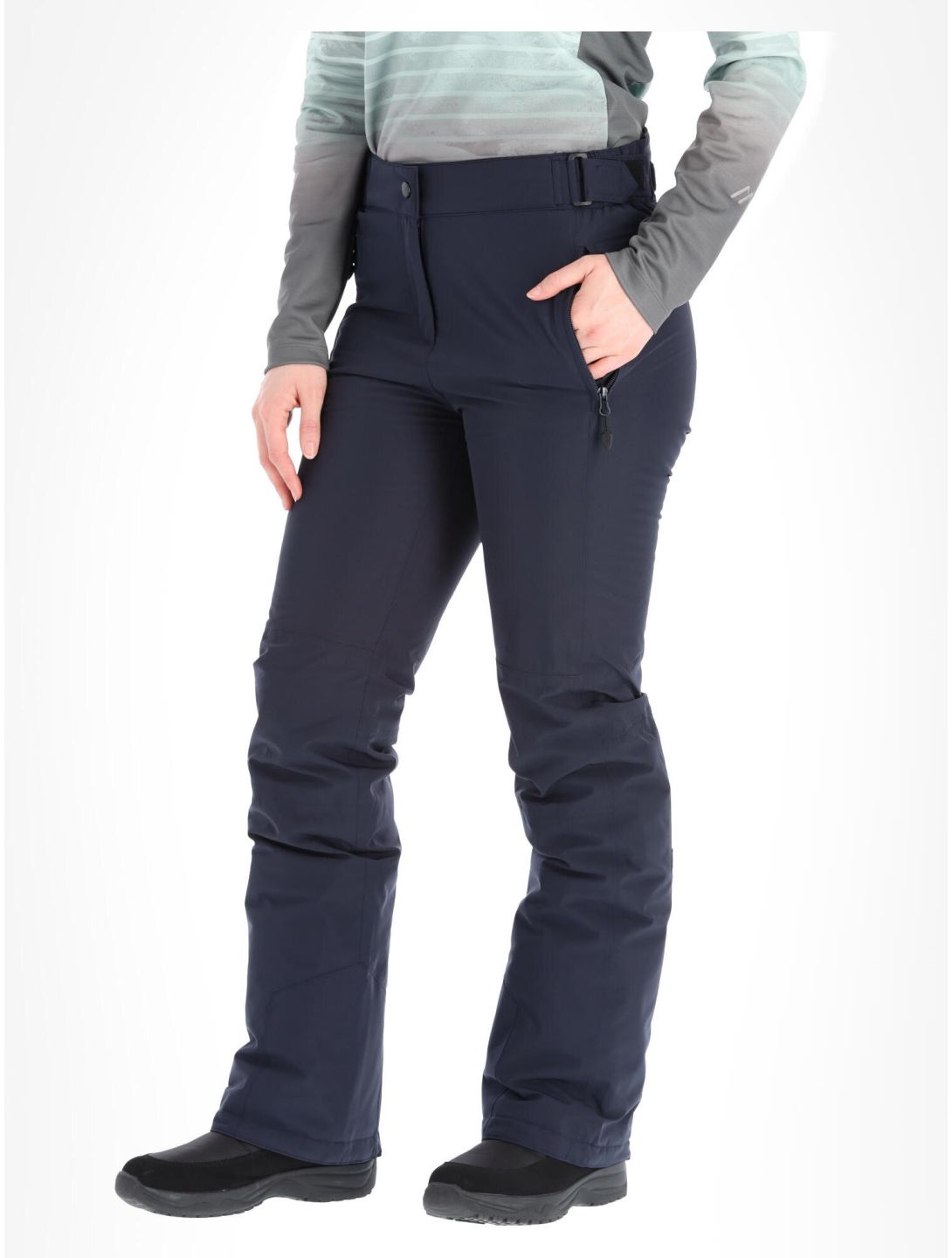 Maier Sports, Vroni slim ski pants women Night Sky blue 