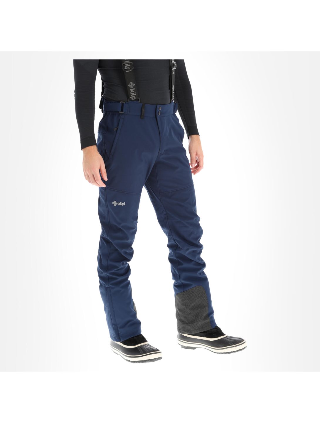 Kilpi, Rhea-M softshell ski pants plus size men dark blue