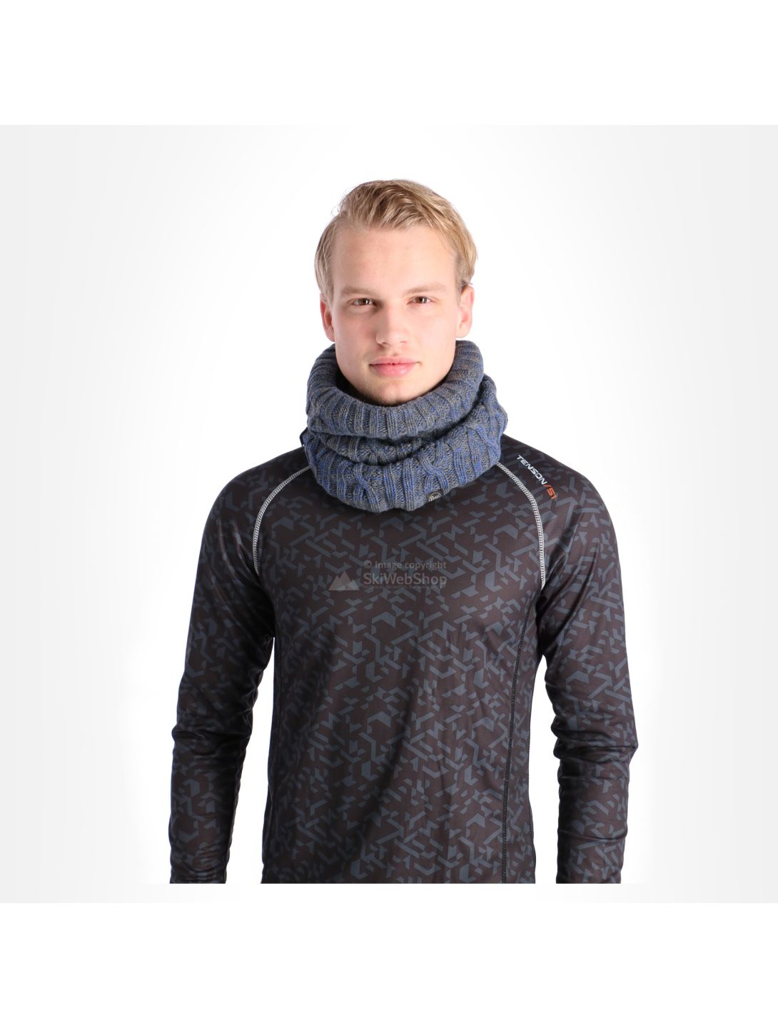 Buff, Knitted & Polar Neckwarmer Idun, scarf, grey