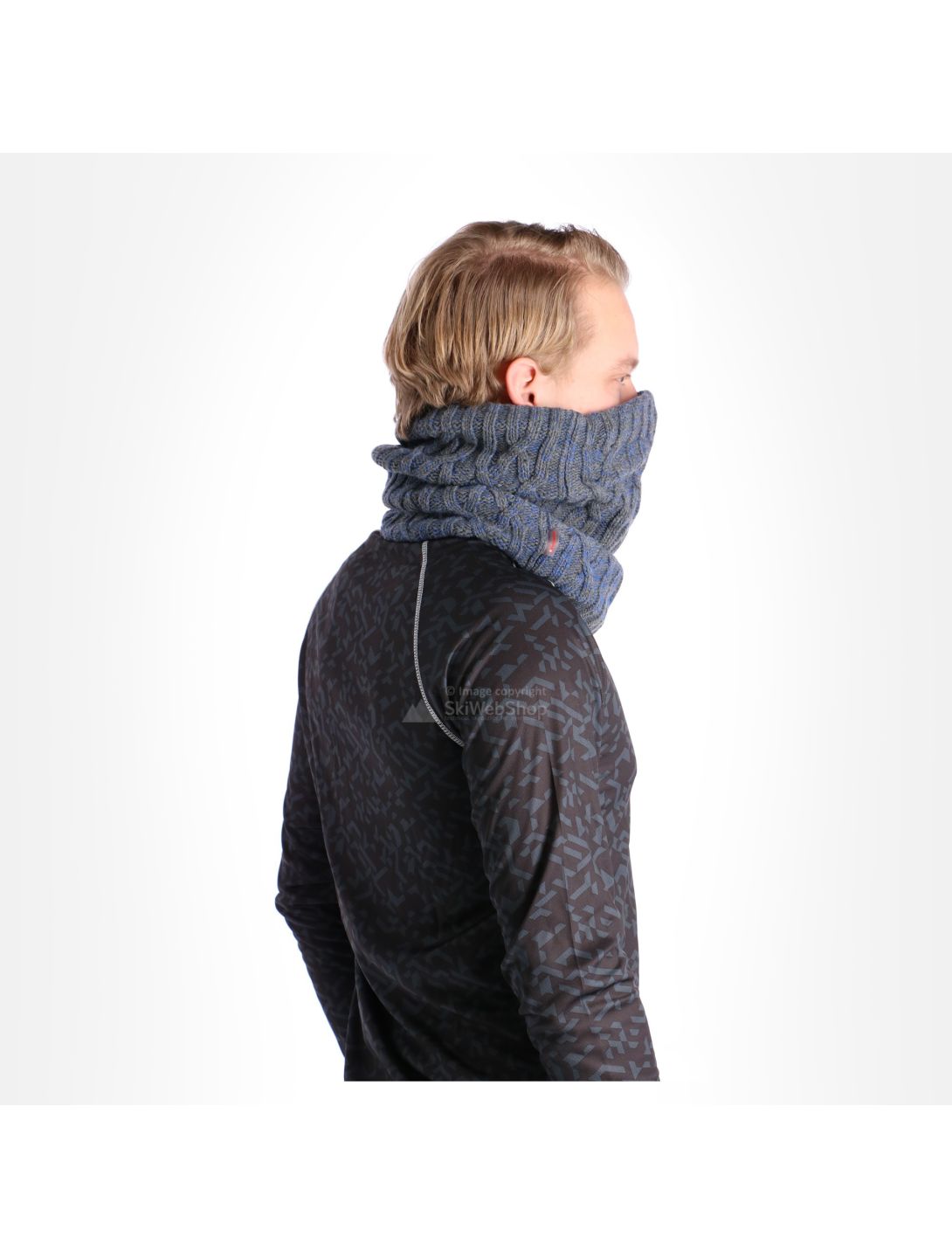 Buff, Knitted & Polar Neckwarmer Idun, scarf, grey