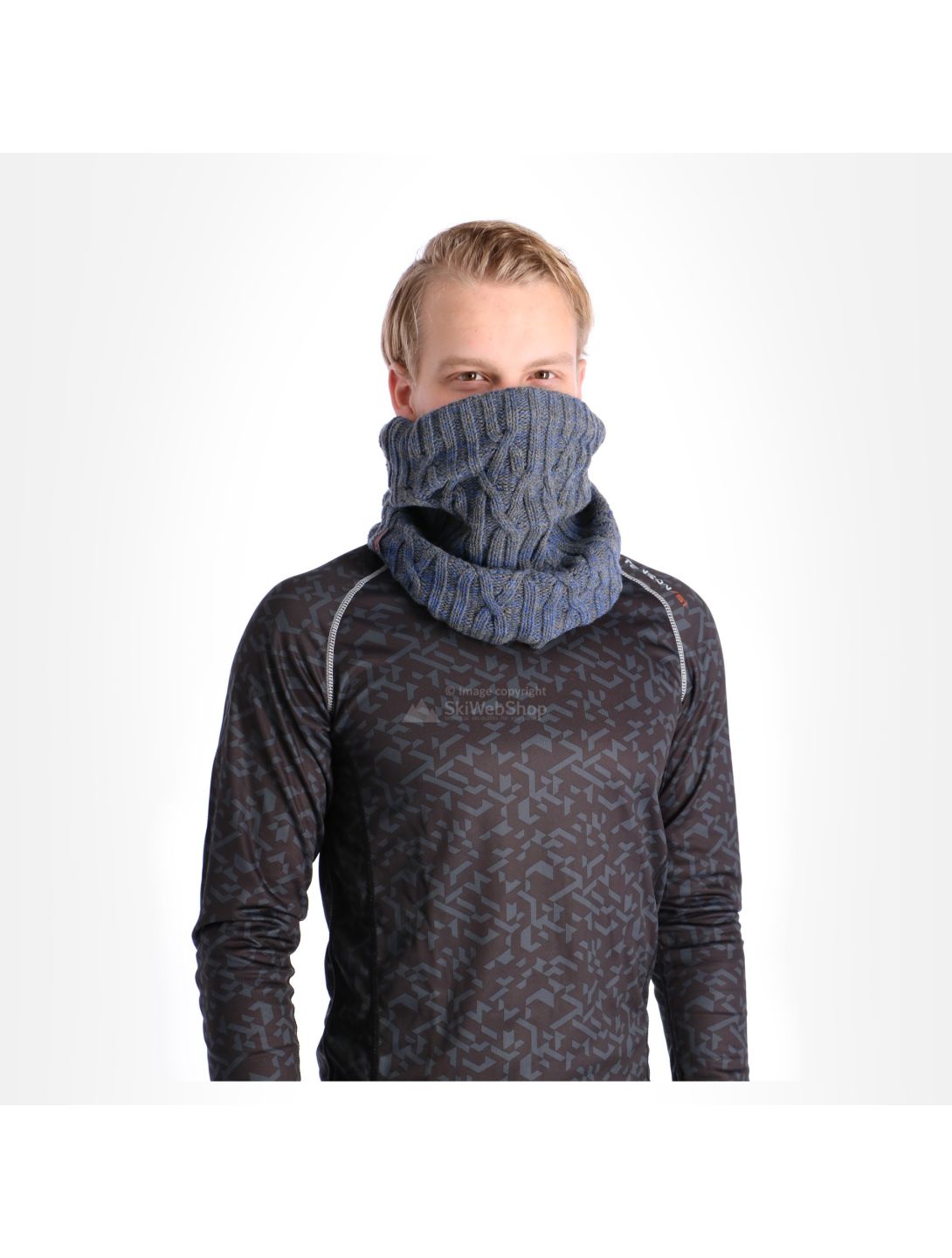 Buff, Knitted & Polar Neckwarmer Idun, scarf, grey