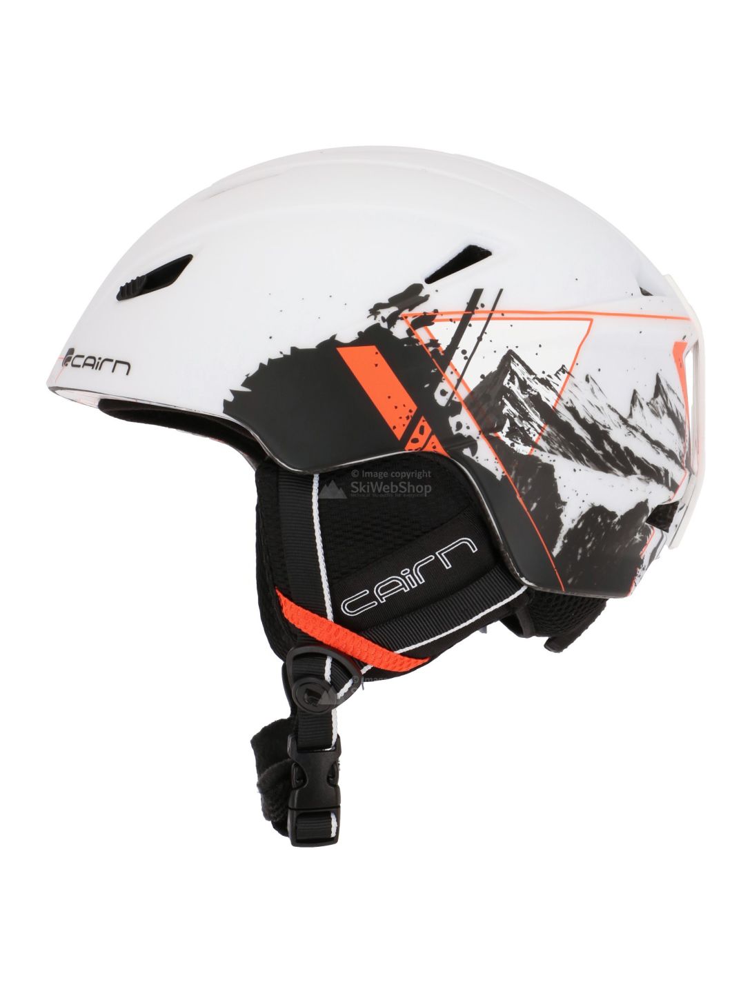 Cairn, Profil, ski helmet, mat white summits