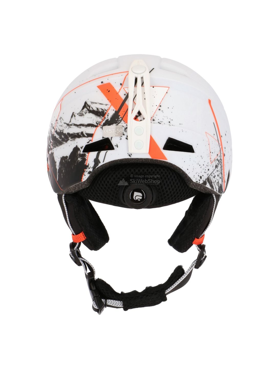 Cairn, Profil, ski helmet, mat white summits