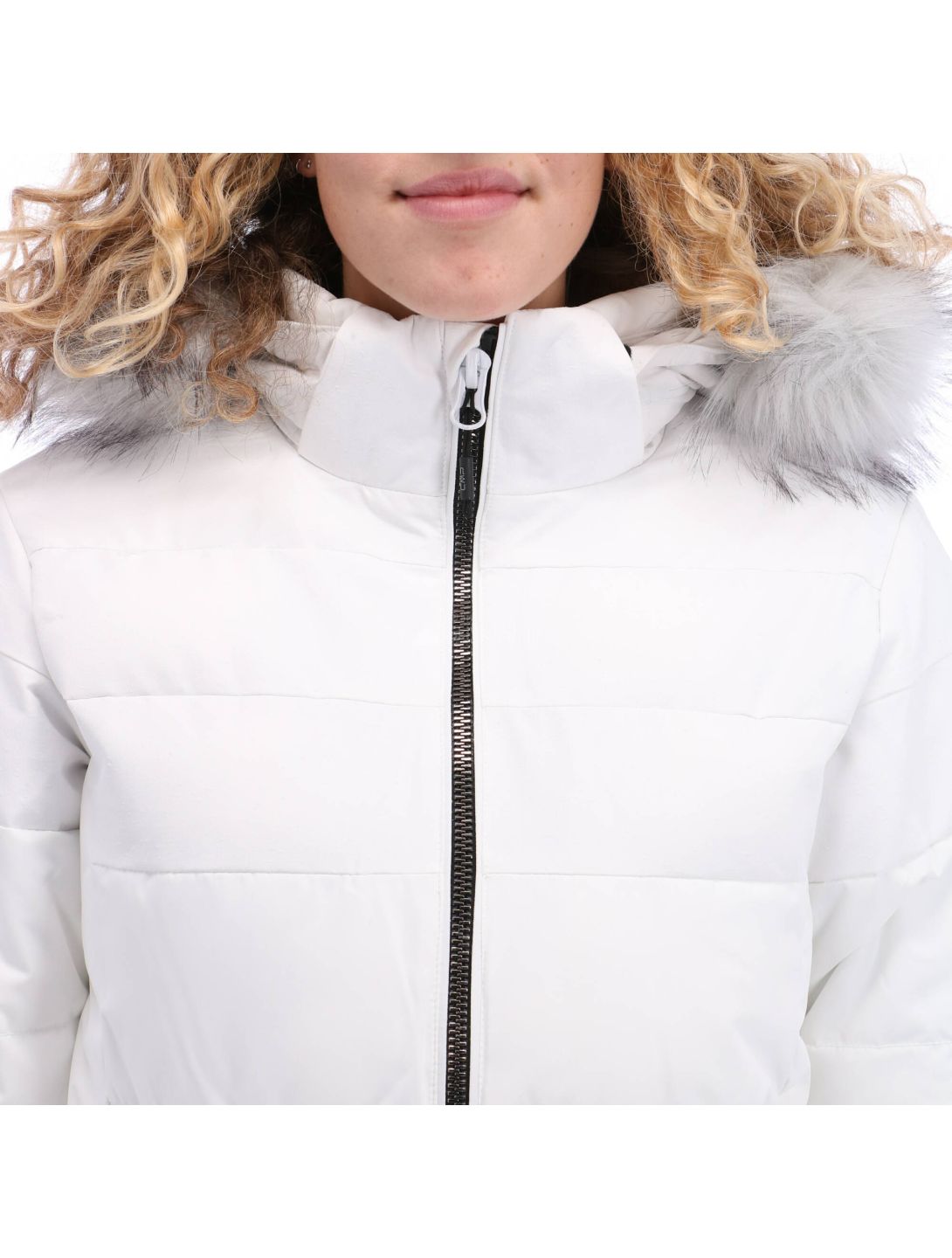 CMP, Ski jacket zip hood, ski jacket, women, white