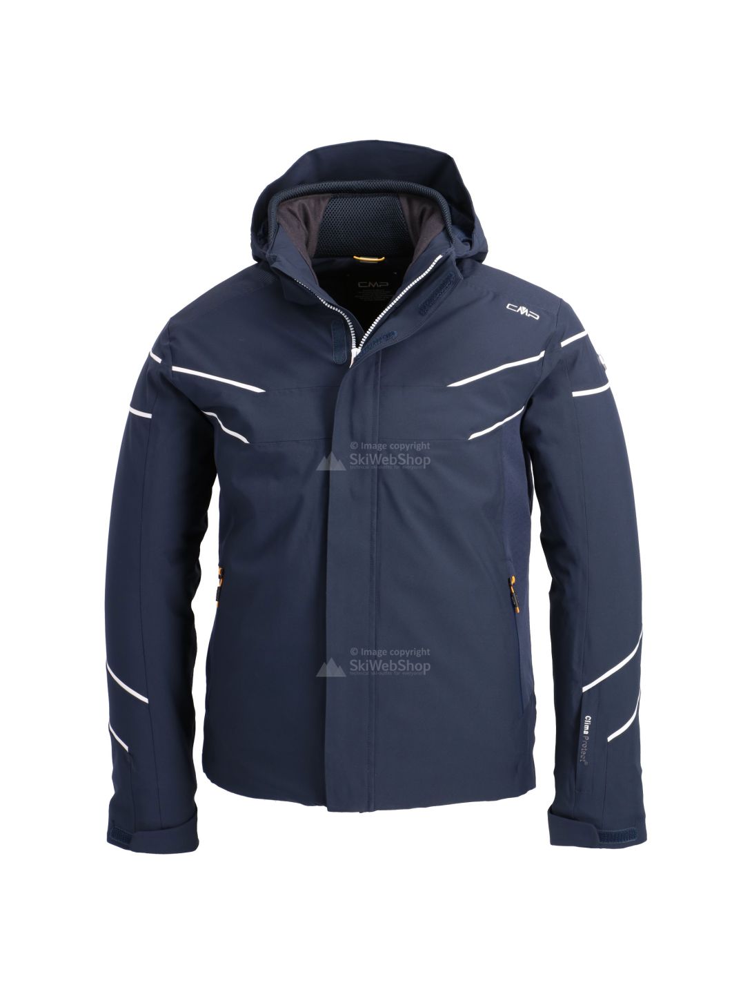 CMP, ski jacket, men, blue/white