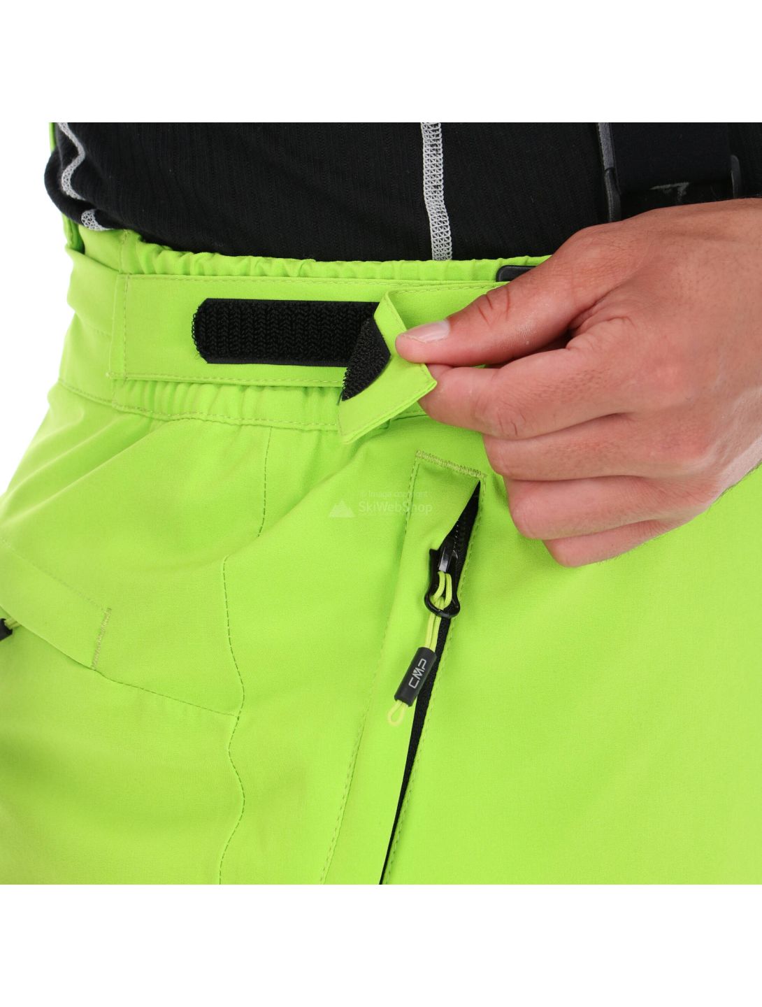 CMP, Ski pants, ski pants, men, lime green