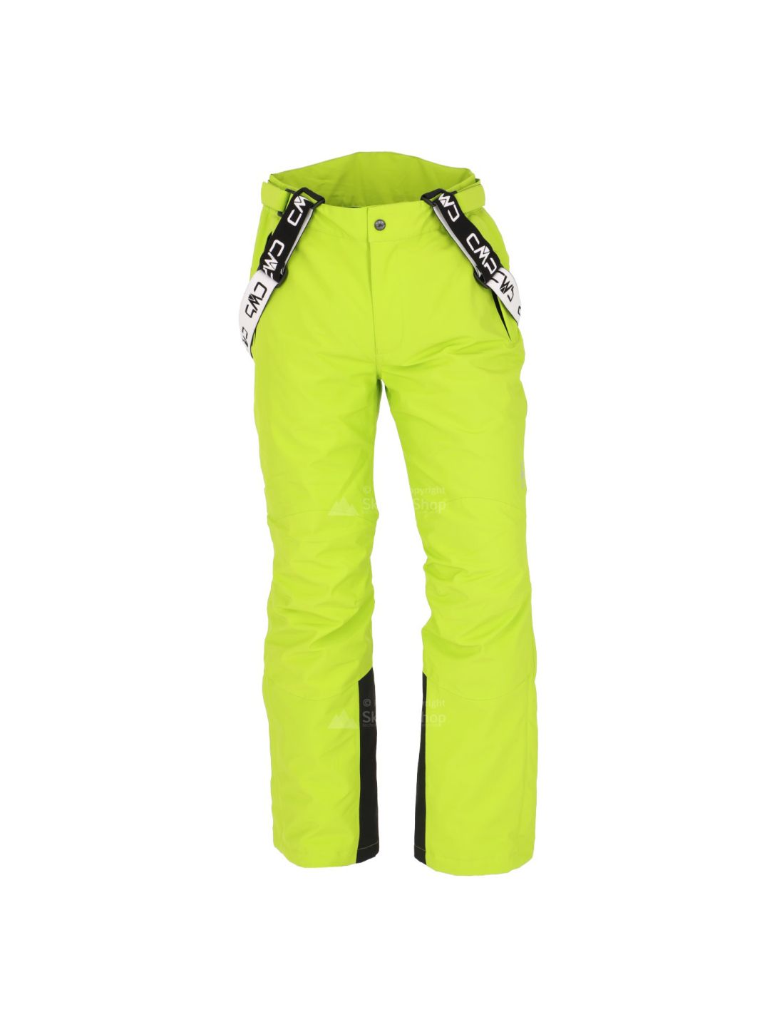 CMP, ski pants, men, lime green