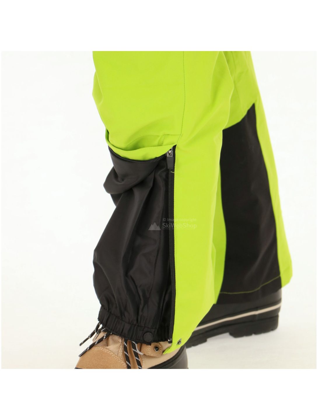 CMP, ski pants, men, lime green