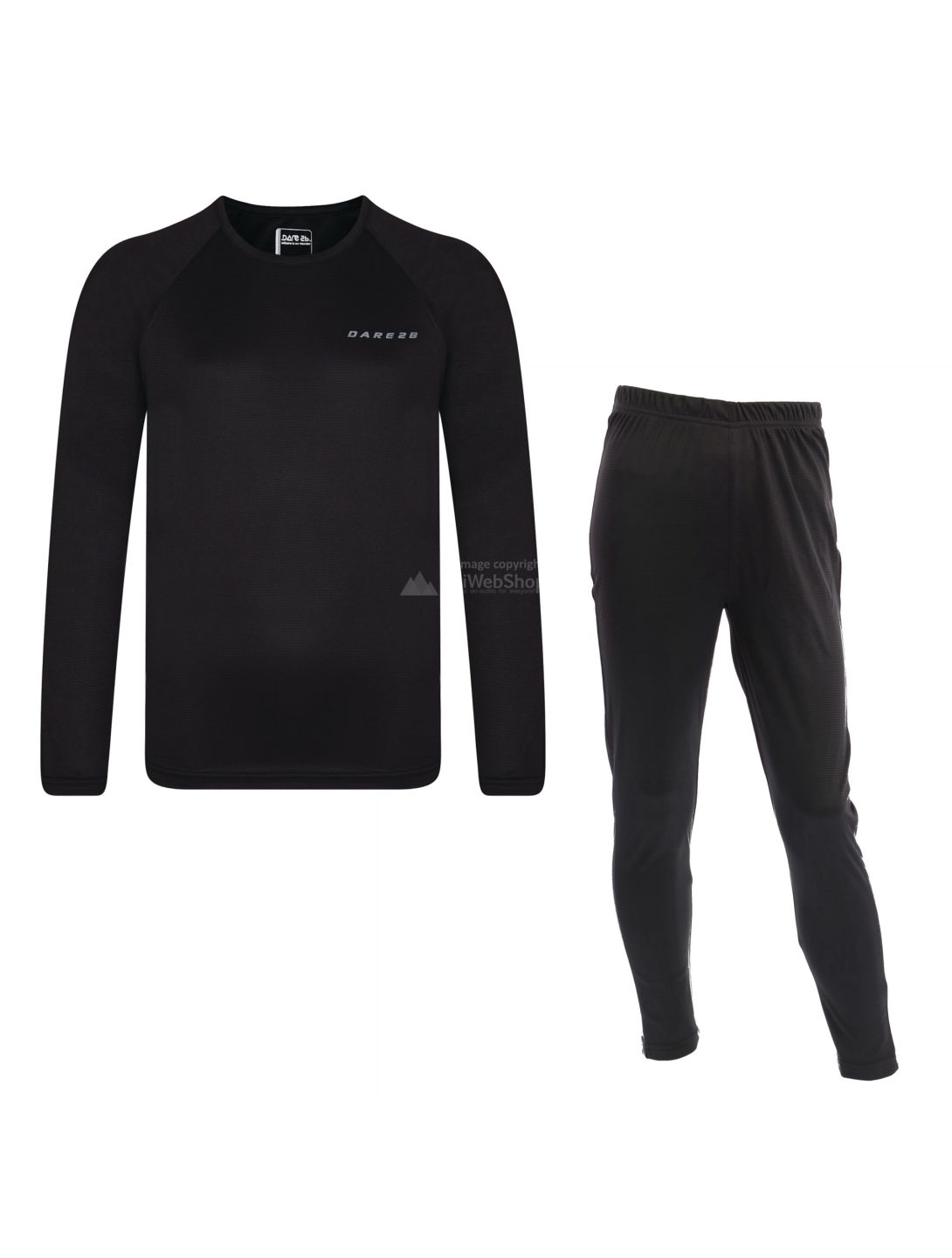 Dare2b, Equate base layer, thermal set, kids, black