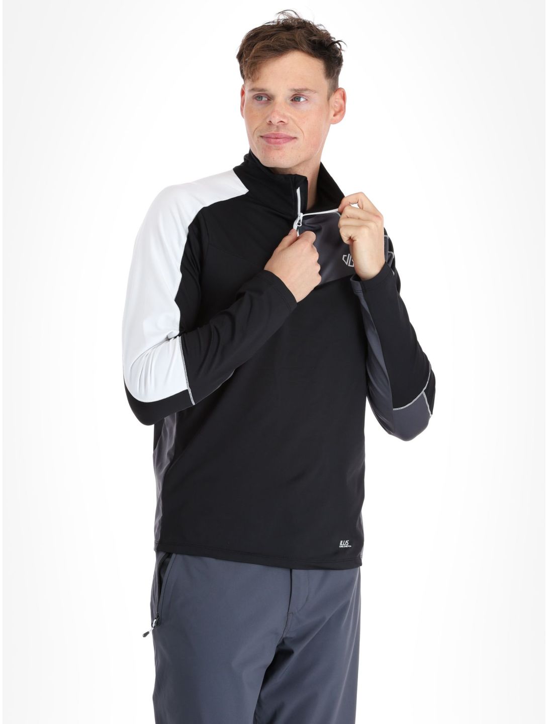 Dare2b, Dignify II Core Stretch pullover men Black / Ebony black, grey 