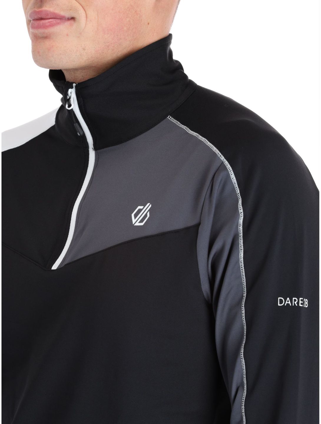 Dare2b, Dignify II Core Stretch pullover men Black / Ebony black, grey 