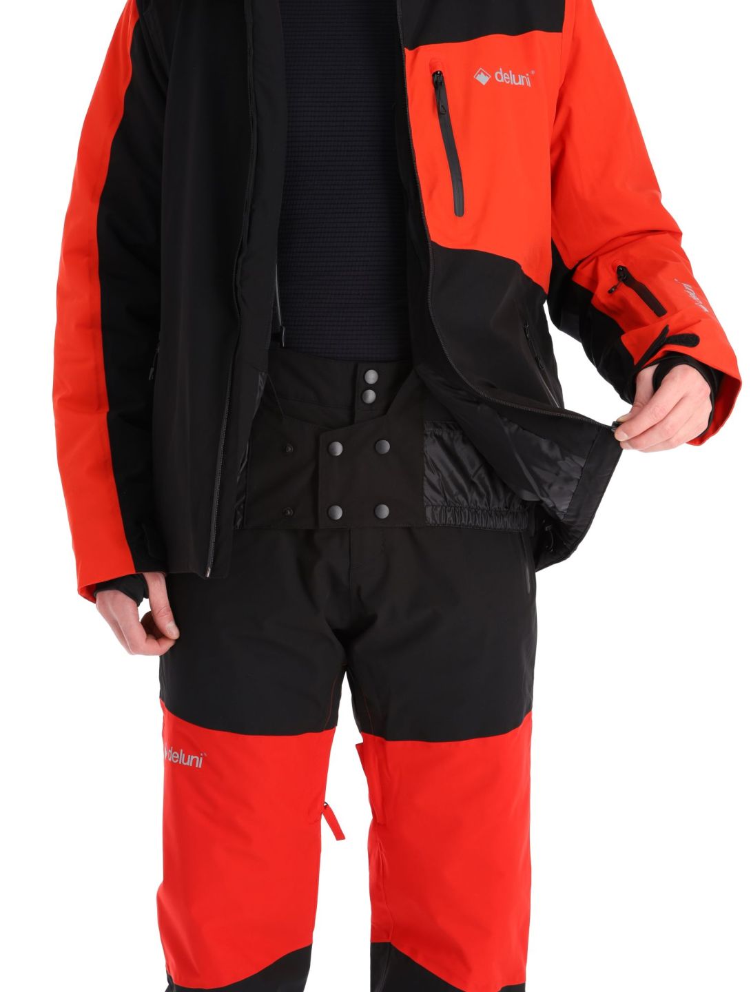 Deluni, Icerocker Plus ski jacket men Black / Red black, red 