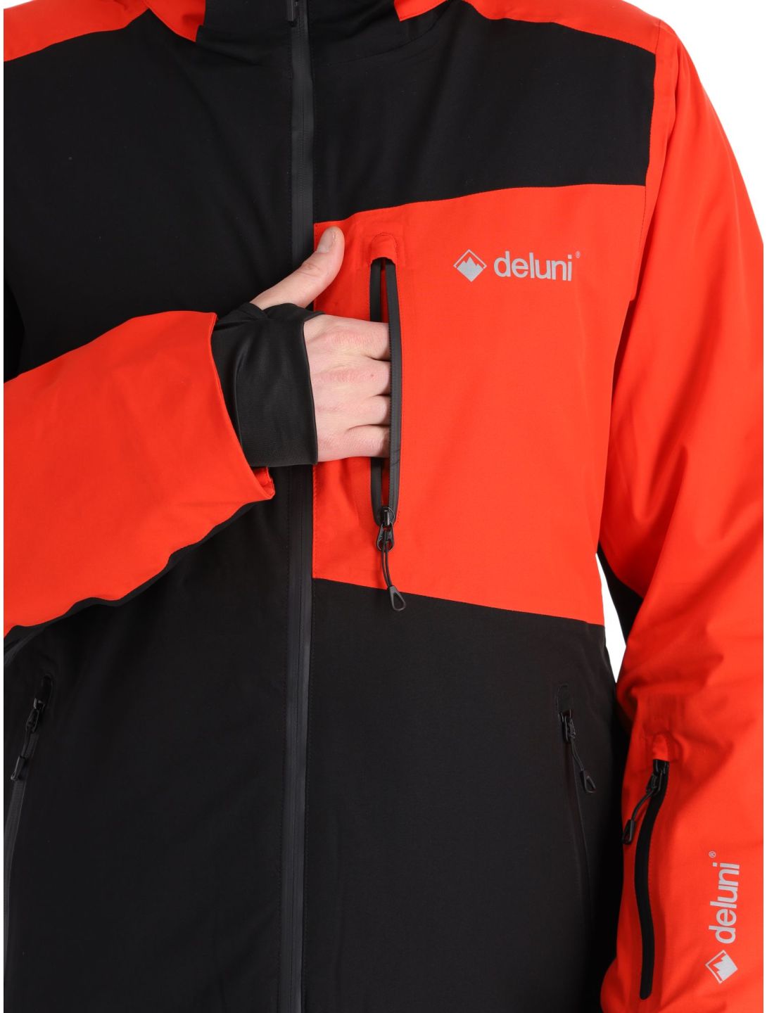 Deluni, Icerocker Plus ski jacket men Black / Red black, red 