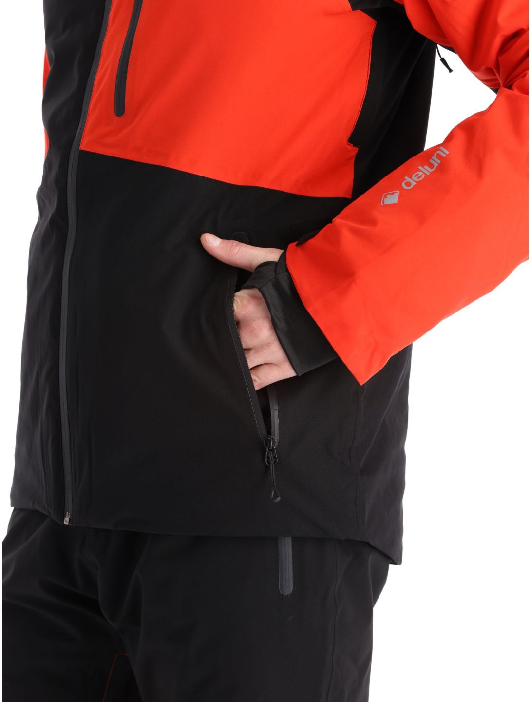 Deluni, Icerocker Plus ski jacket men Black / Red black, red 