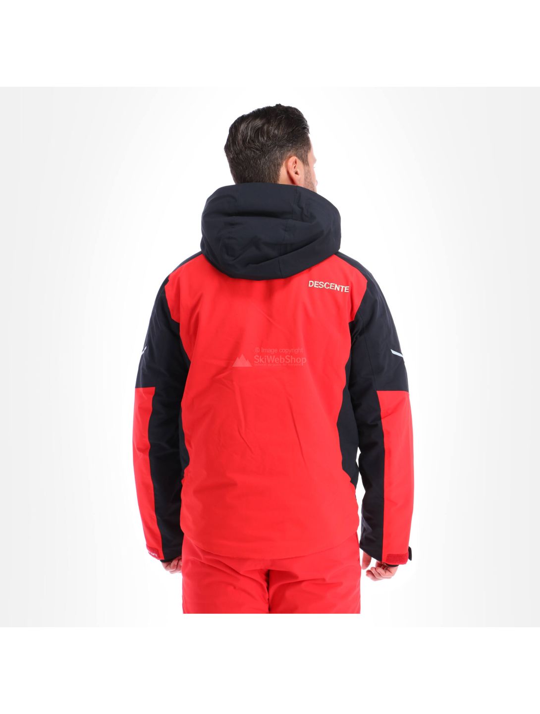 Descente, Slade ski jacket men Electric red