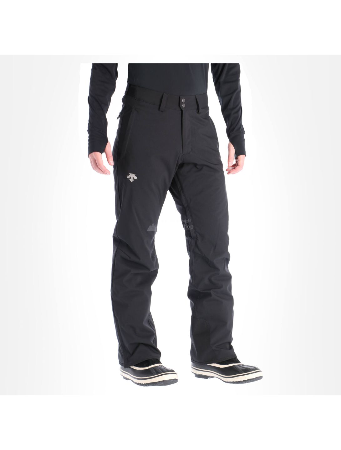 Descente, Stock, ski pants, men, black