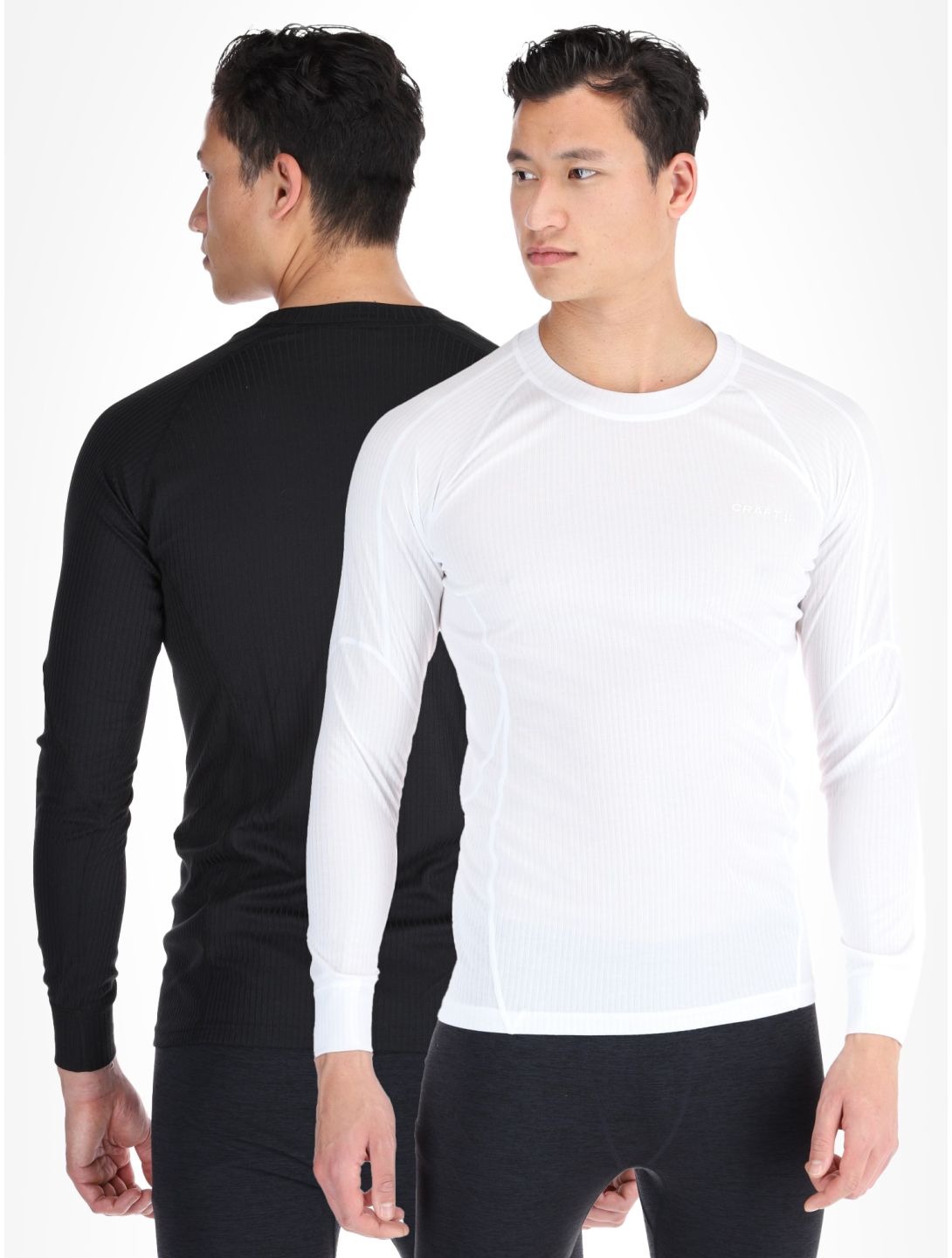 Craft, Core 2-pack Tops thermal shirt 2-pack men Black/White black, white 