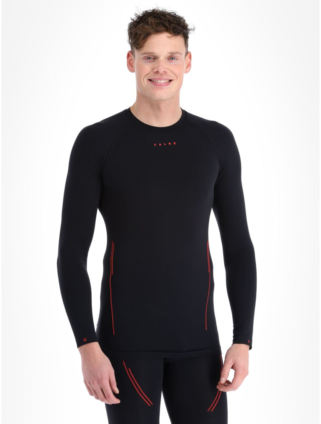 Falke, Longsleeve Trend thermal shirt men Black black 