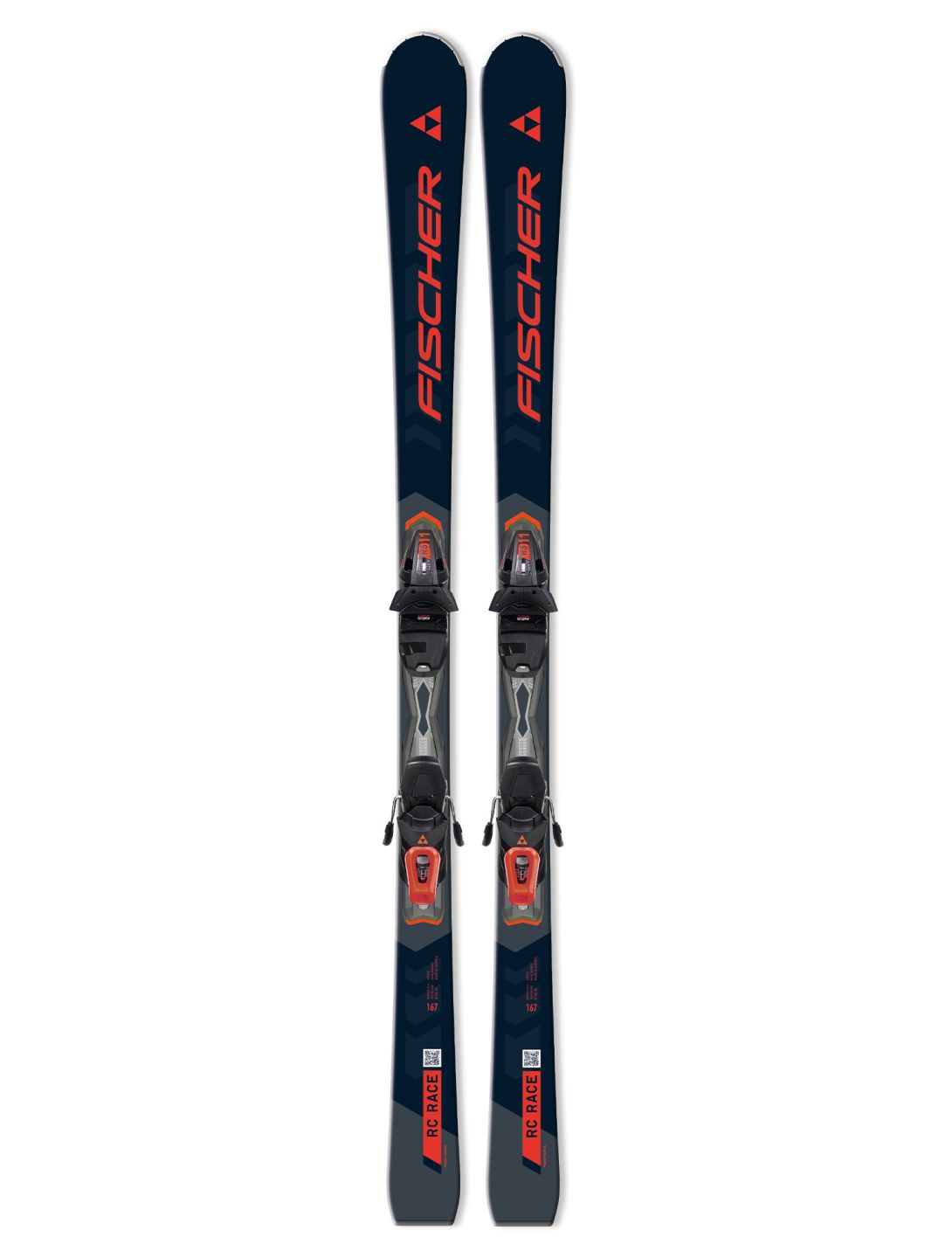 Fischer, RC Race AR + RS 11 PR skis unisex 