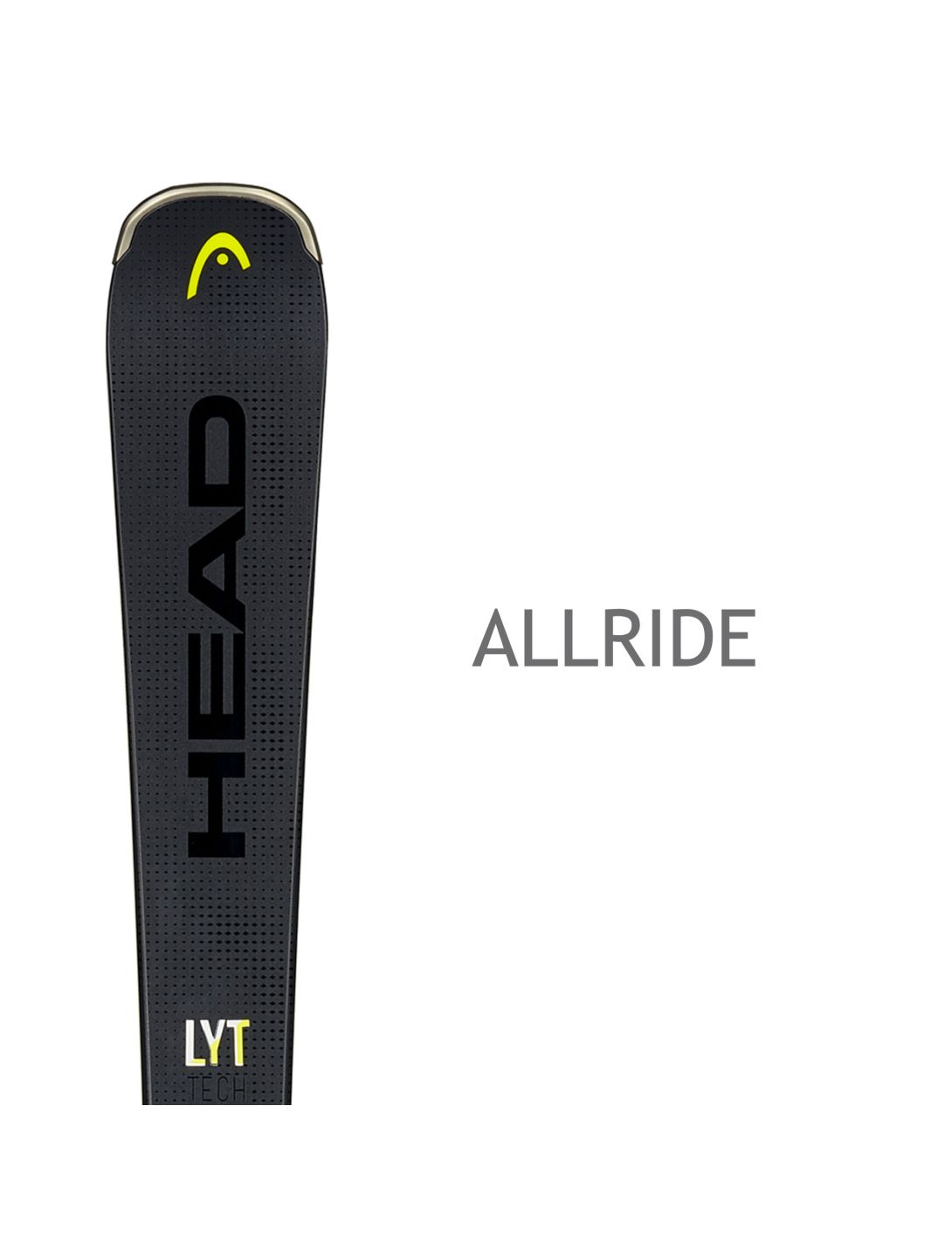 Head, V-Shape V8 + PR11 skis yellow/black