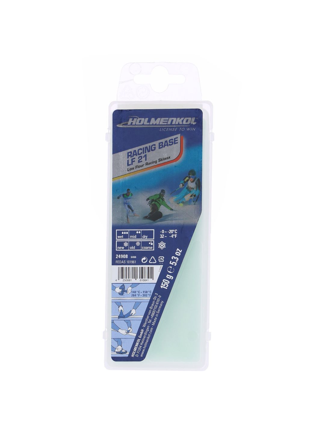 Holmenkol, Syntec LF 21 Racing Base 150g maintenance product unisex white 