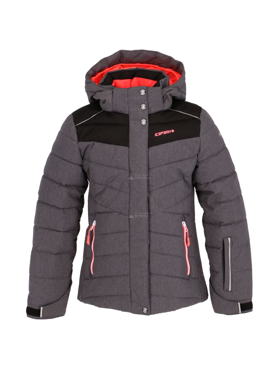 Icepeak, Holly JR ski jacket, kids, lead grey