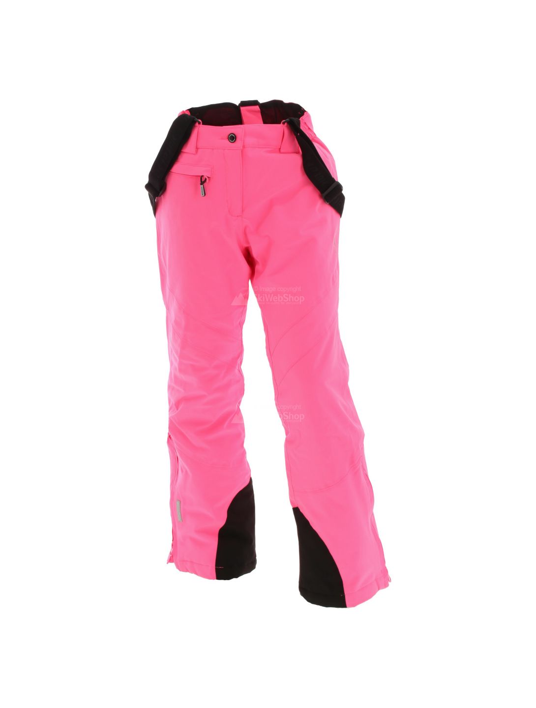 Icepeak, Nigella JR, ski pants, suspenders, kids, hot pink