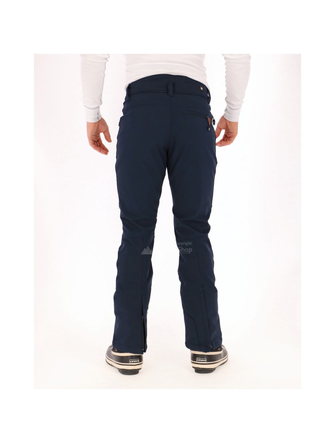 Icepeak, Otso, softshell slim fit, ski pants, men, dark blue