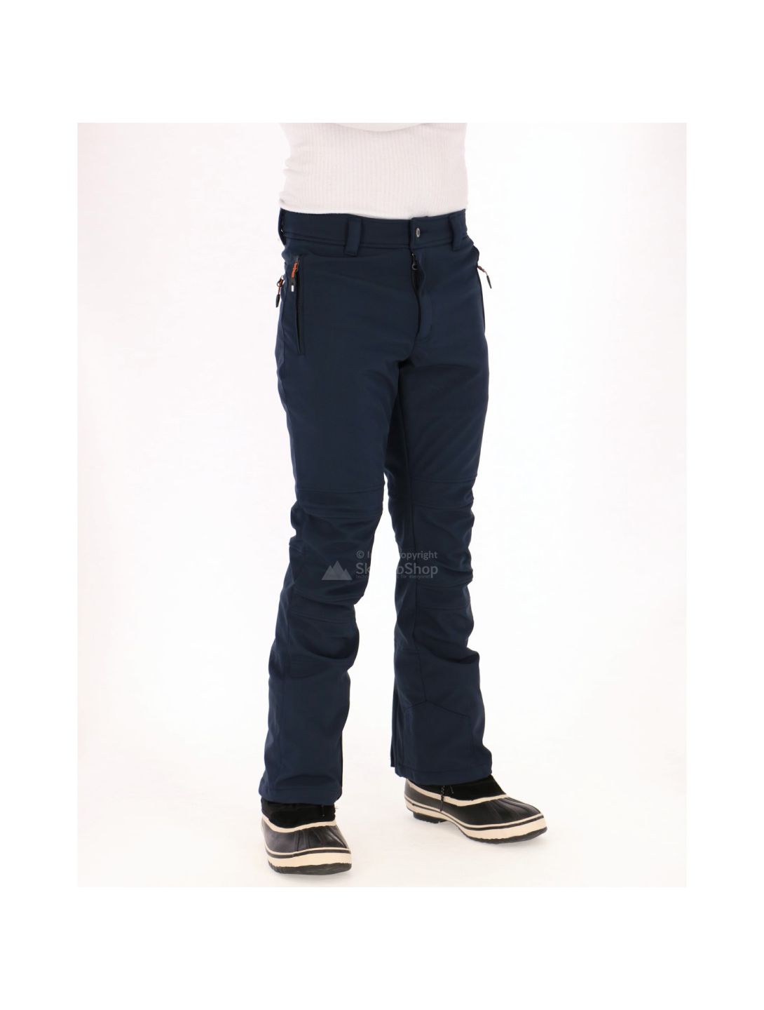 Icepeak, Otso, softshell slim fit, ski pants, men, dark blue