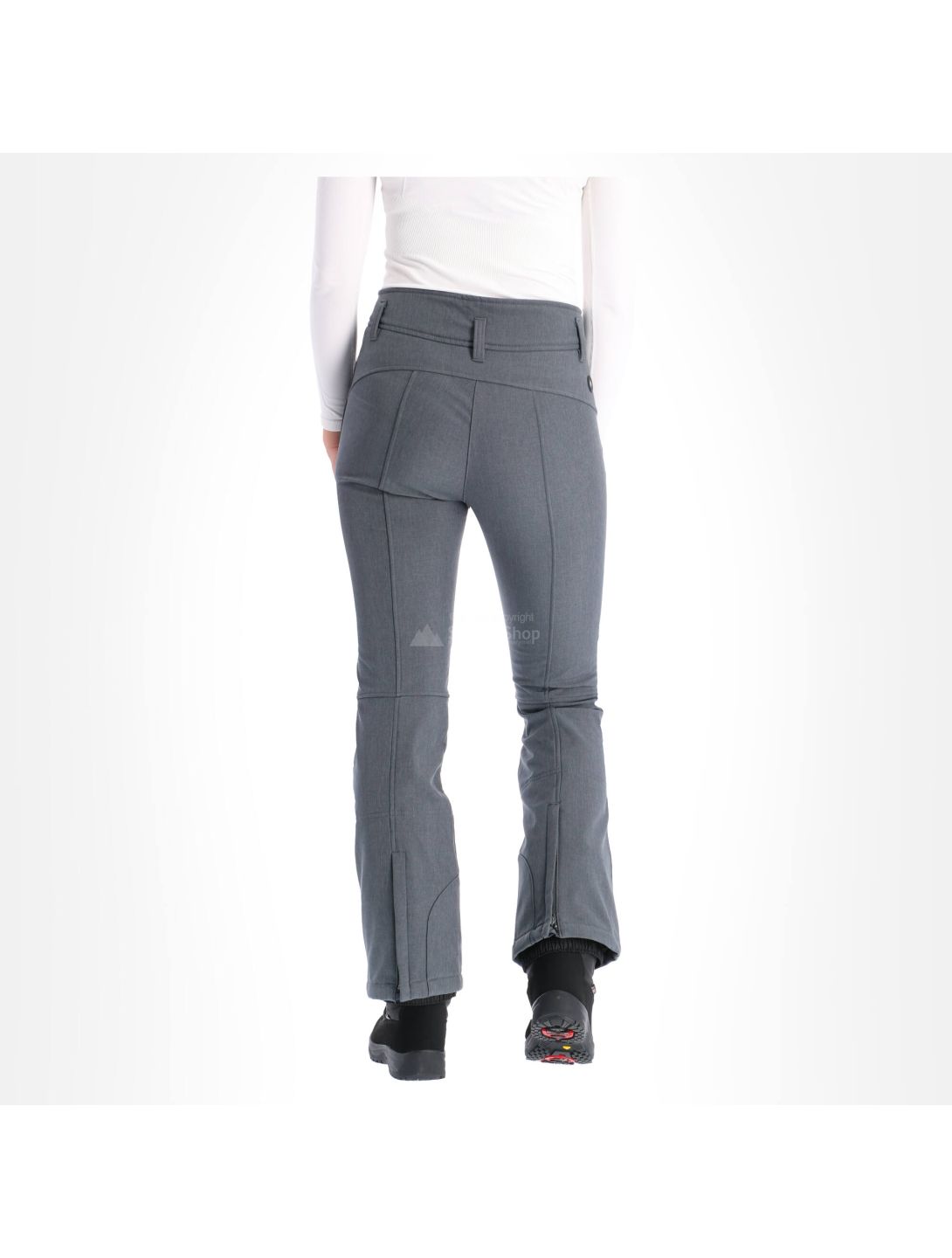 Icepeak, Outi, softshell ski pants, women, lead grey