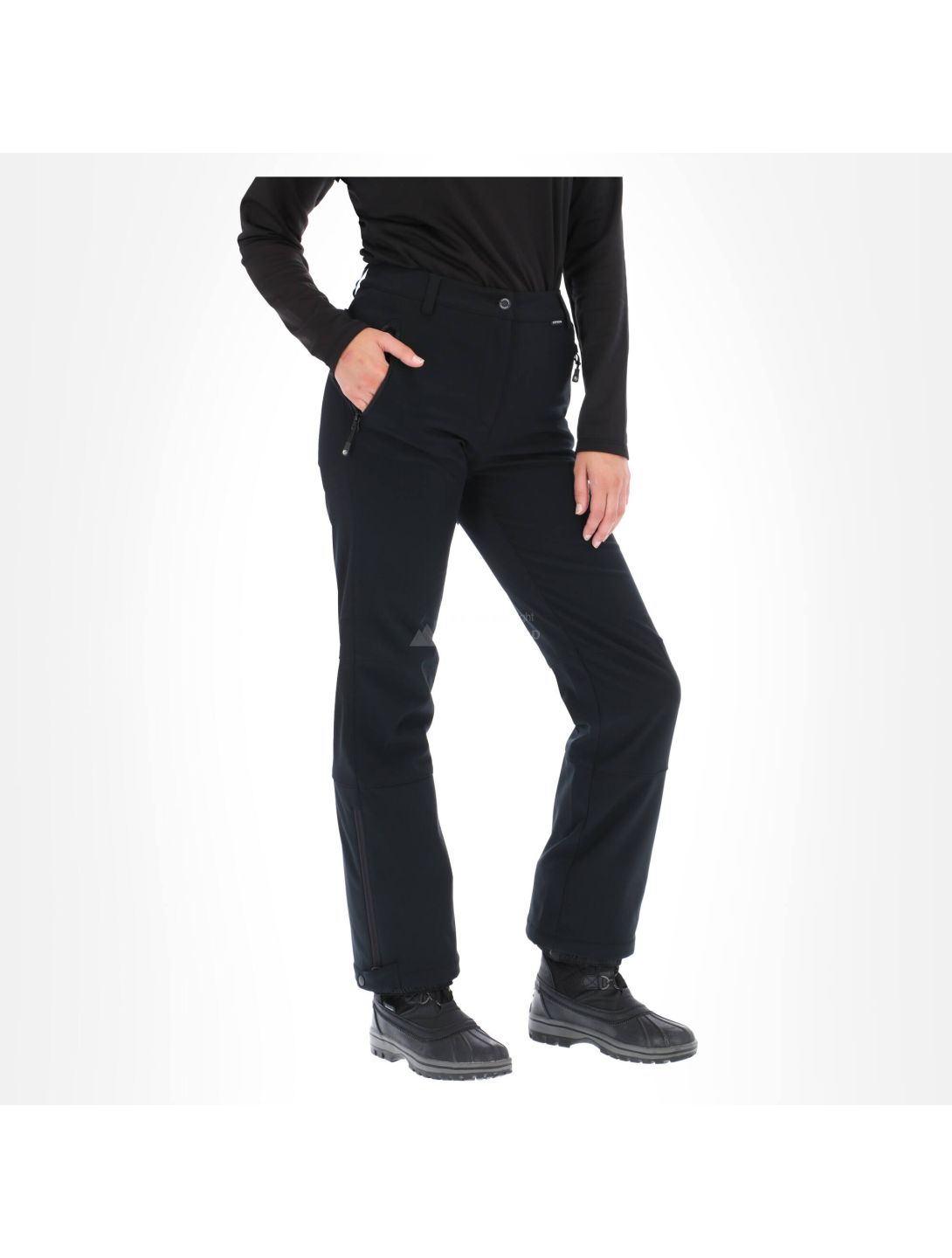 Icepeak, Riksu softshell ski pants women black