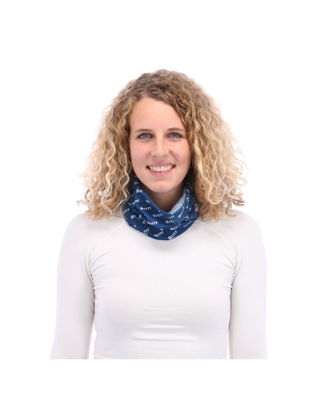 Deluni, Lightweight Neckwarmer Brrr scarf unisex blue 