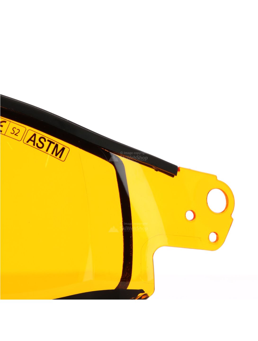 Kask, Piuma Visor, double lens ski visor, orange