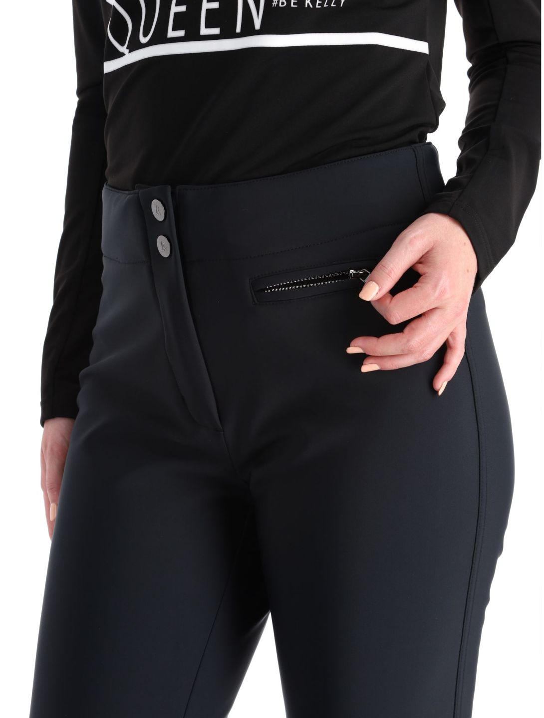 Kelly, Liz softshell ski pants women Black black 