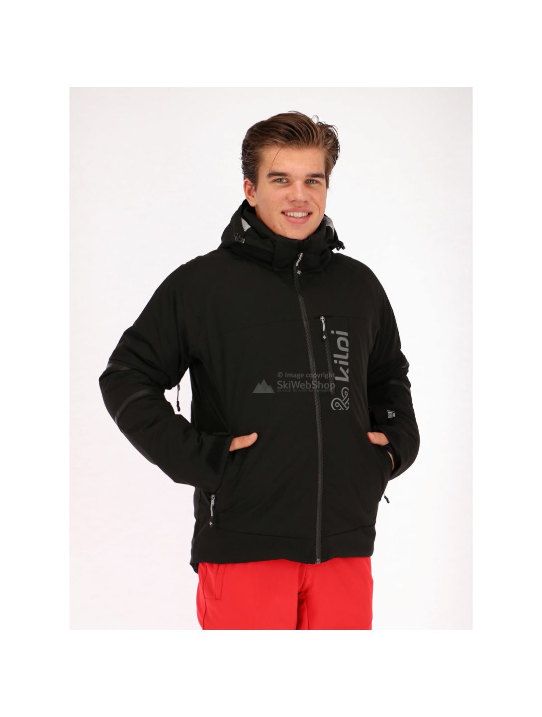 Kilpi, Uran stretch ski jacket, men, black