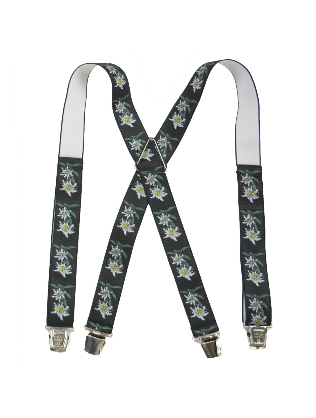 KnowHow, Suspenders, Flowers, Black