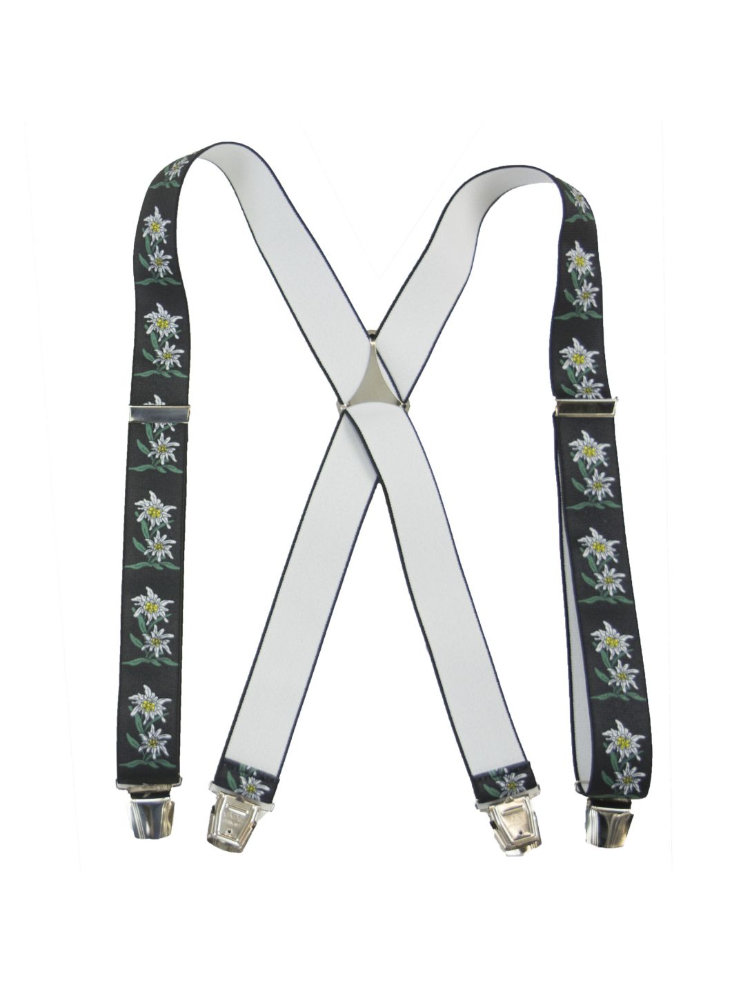 KnowHow, Suspenders, Flowers, Black