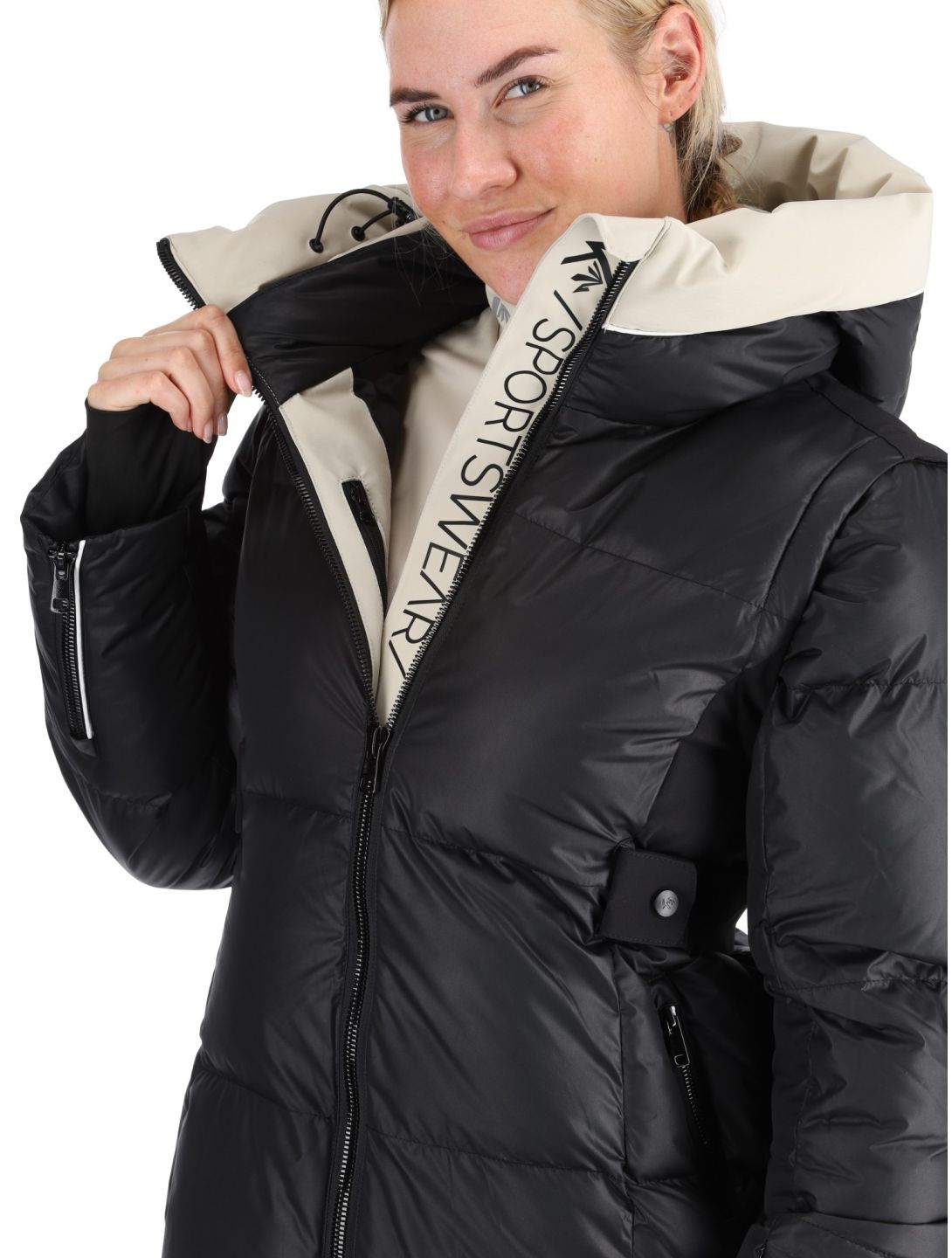 Kou Sportswear, Alpine elegance ski jacket women Black black 