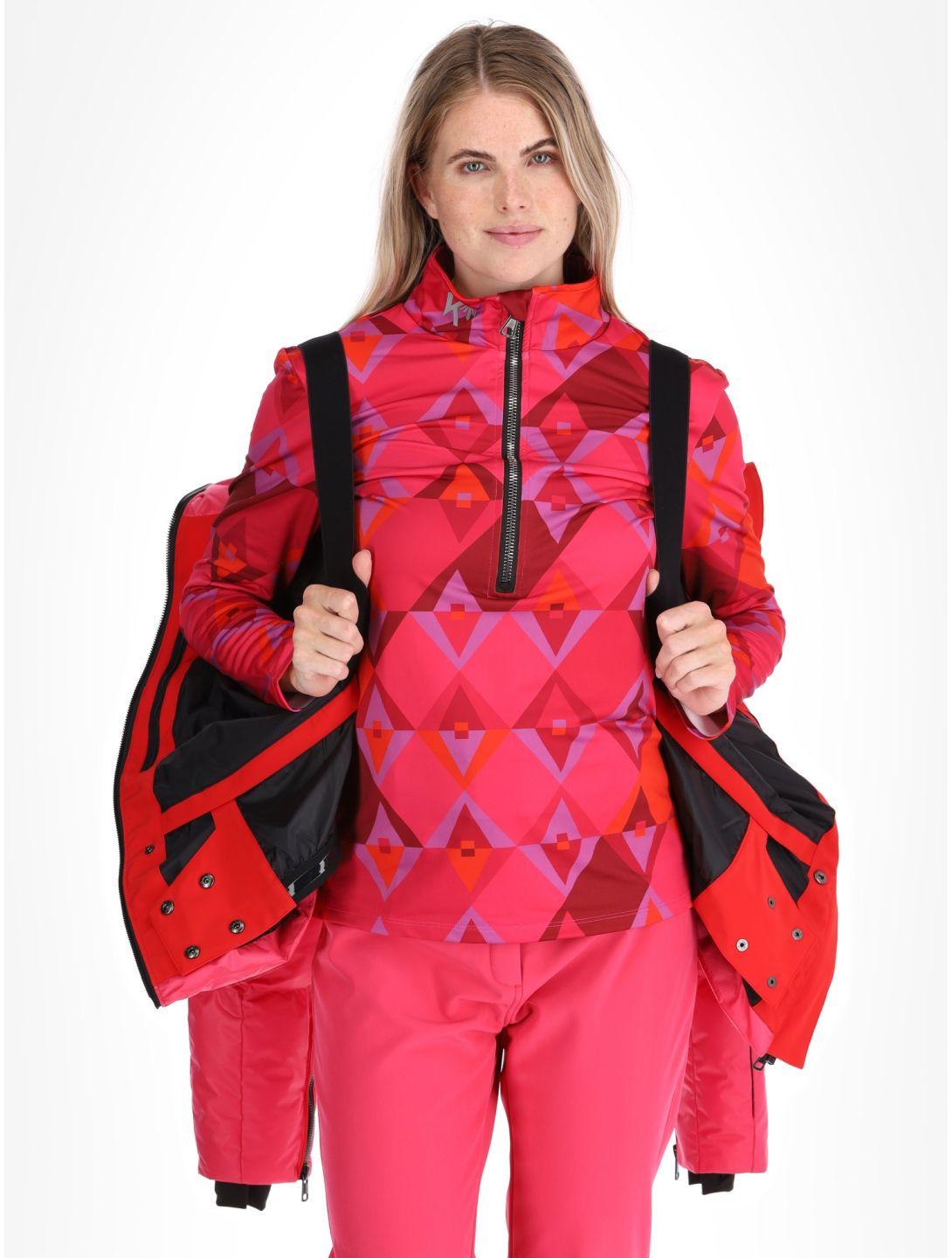 Kou Sportswear, Alpine elegance ski jacket women Pink pink 