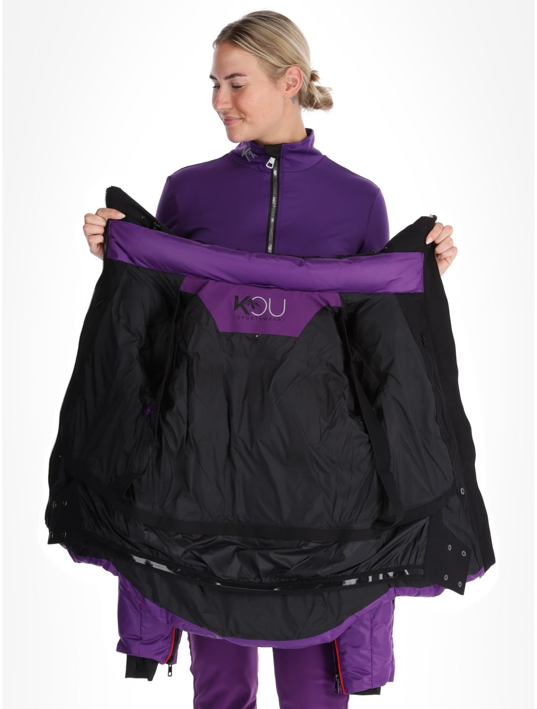 Kou Sportswear, Alpine elegance ski jacket women Purple purple 