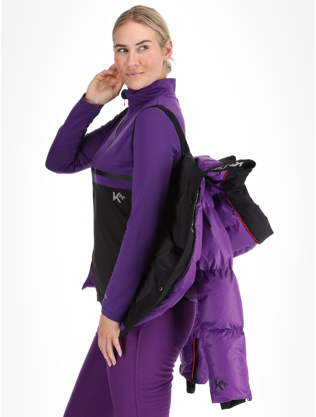 Kou Sportswear, Alpine elegance ski jacket women Purple purple 