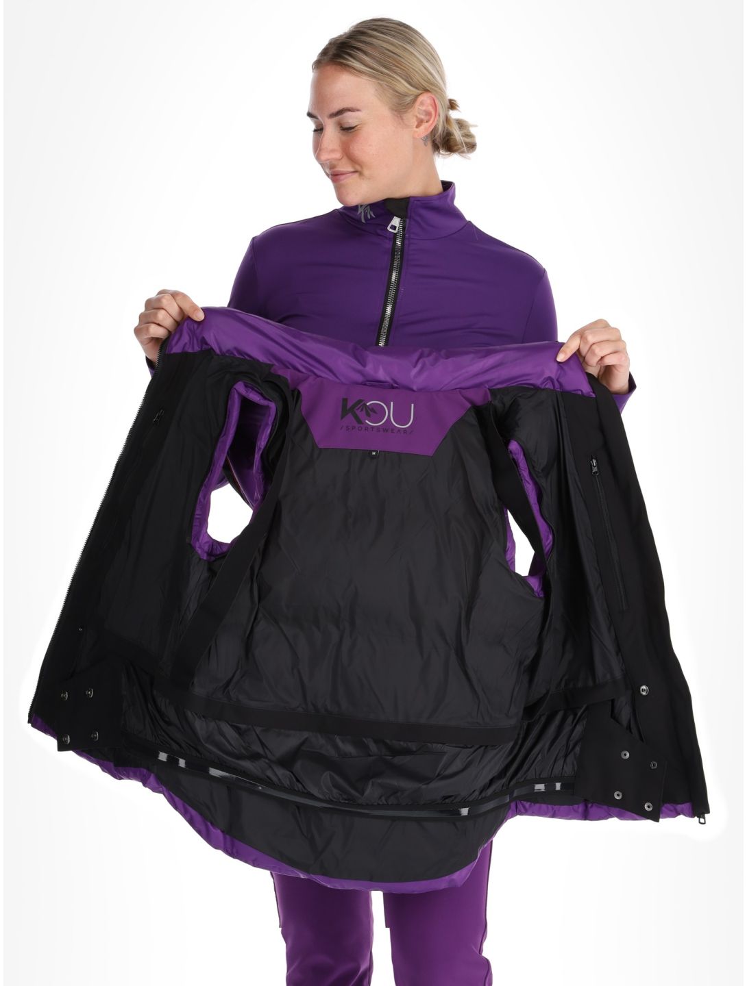 Kou Sportswear, Alpine elegance ski jacket women Purple purple 