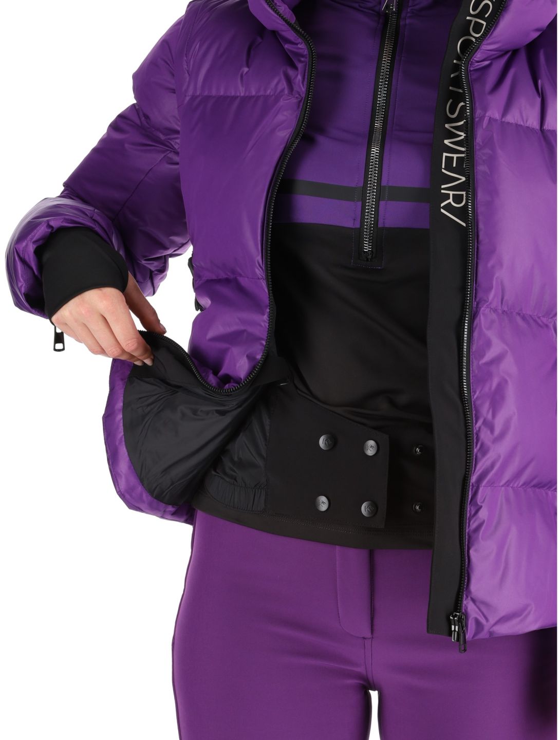 Kou Sportswear, Alpine elegance ski jacket women Purple purple 