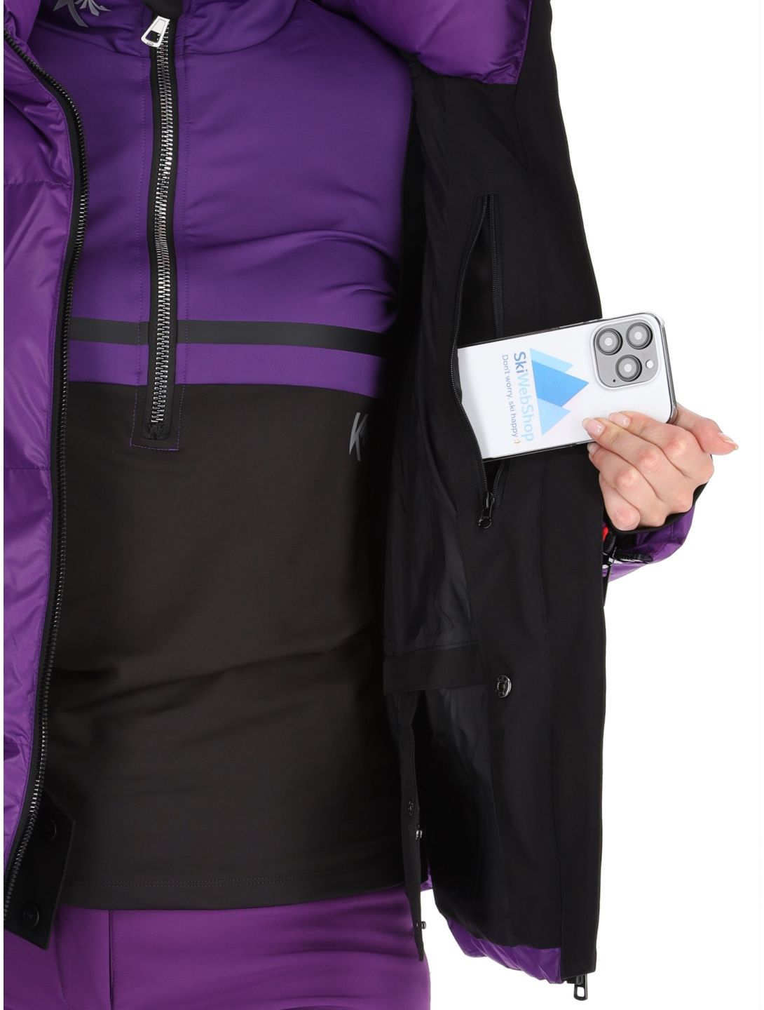 Kou Sportswear, Alpine elegance ski jacket women Purple purple 