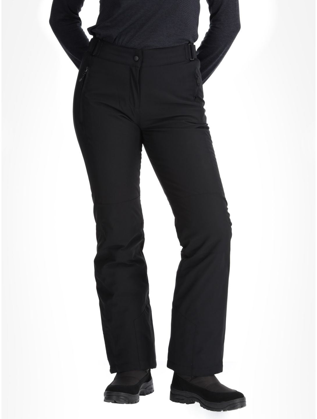 Maier Sports, Vroni Slim 2.0 ski pants long model women Black black 