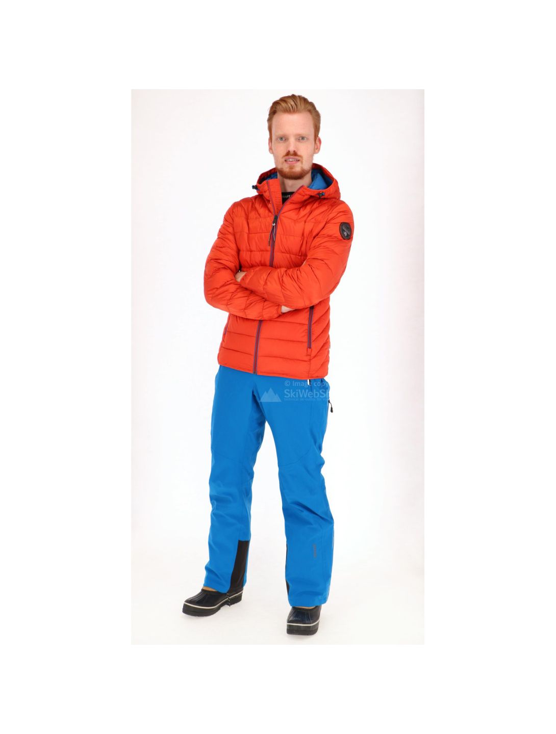 Napapijri, Aerons Hood, ski jacket, men, orange rusty