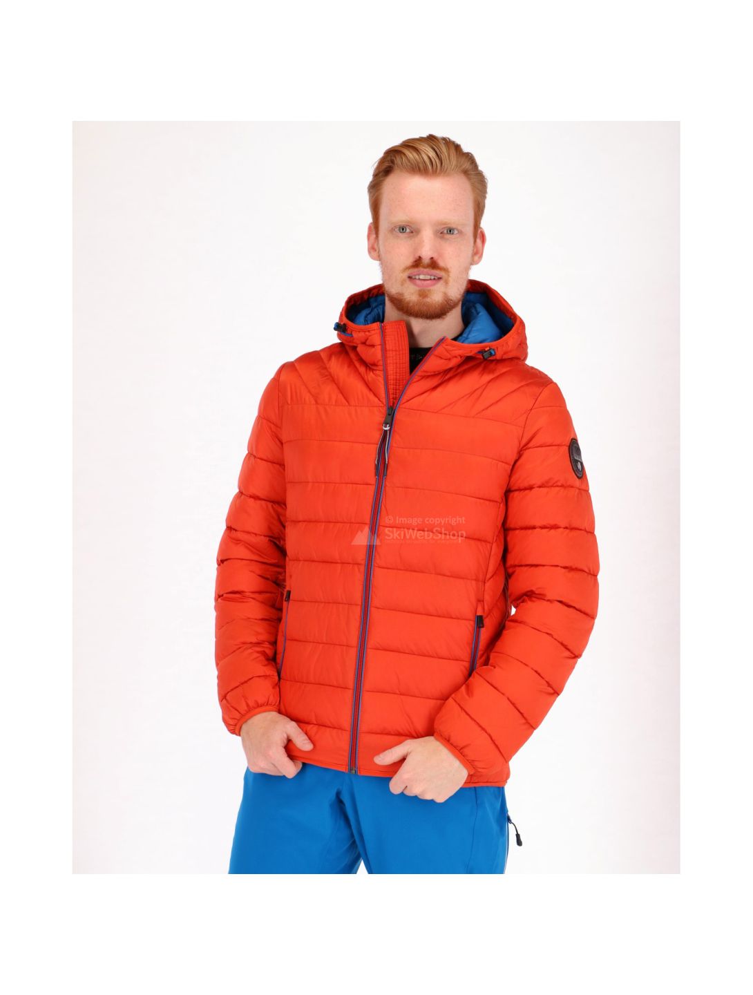 Napapijri, Aerons Hood, ski jacket, men, orange rusty