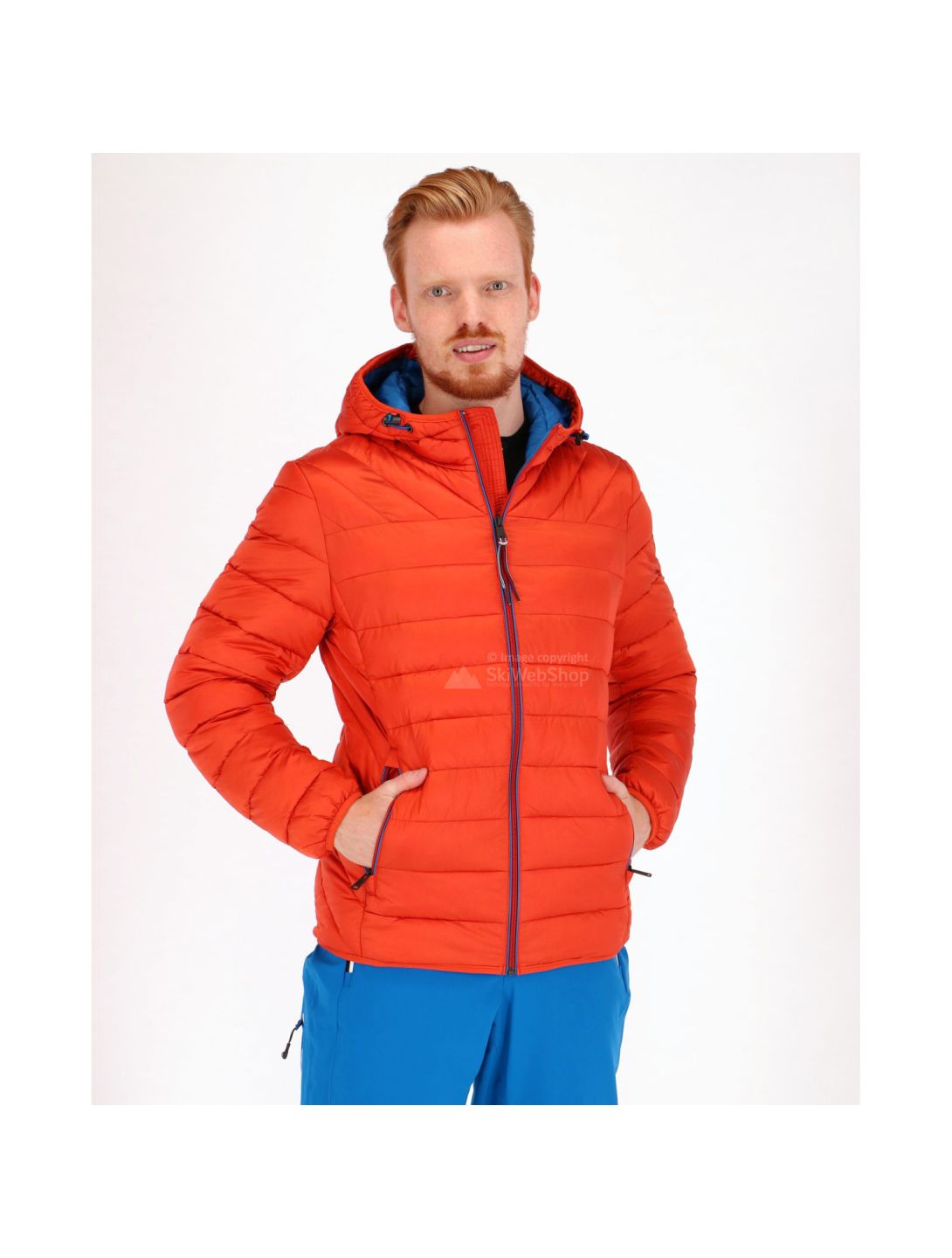 Napapijri, Aerons Hood, ski jacket, men, orange rusty