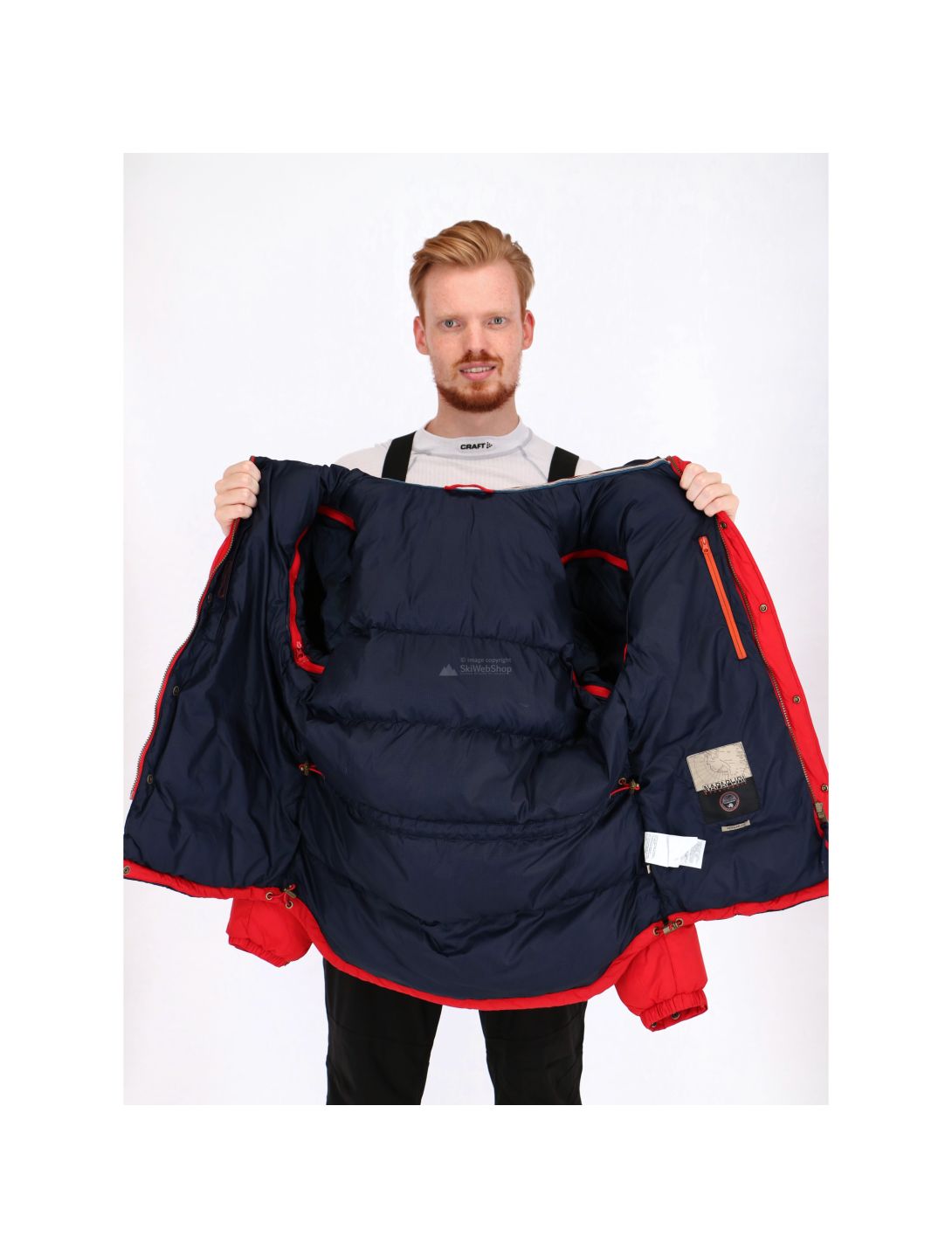 Napapijri, Artic ski jacket, men, sparkling red