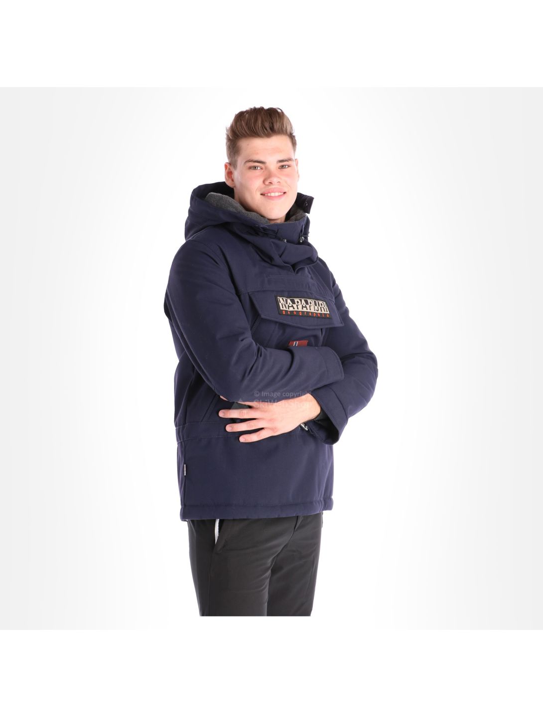 Napapijri, Skidoo anorak, ski jacket, men, navy blue